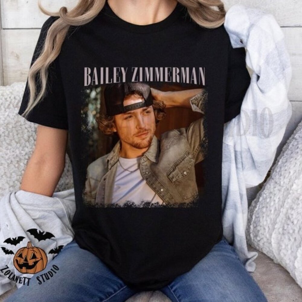 Bailey Zimmerman T-Shirt, Gift For Fan, Concert Music Unisex Tee